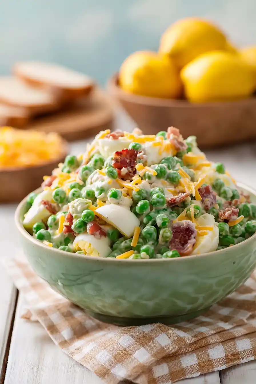 paula deen pea salad
