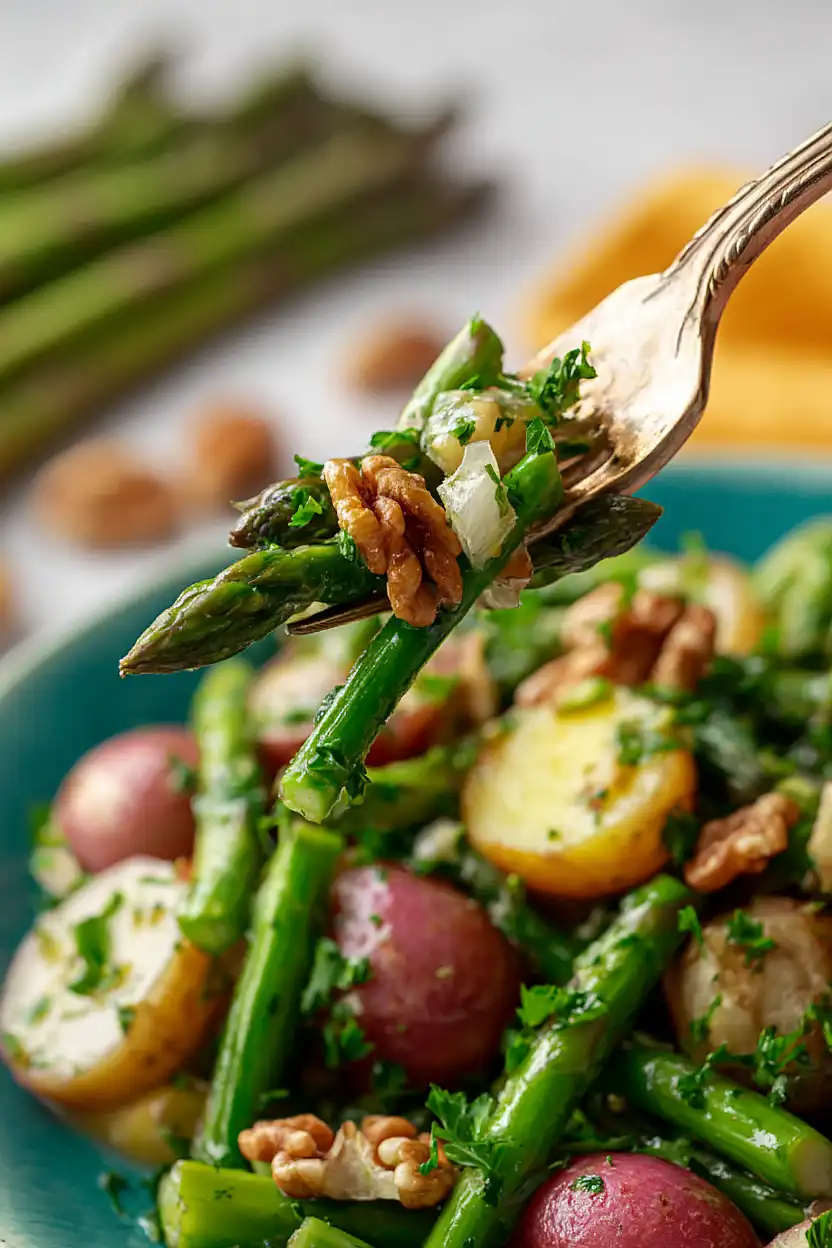 asparagus and green beans salad