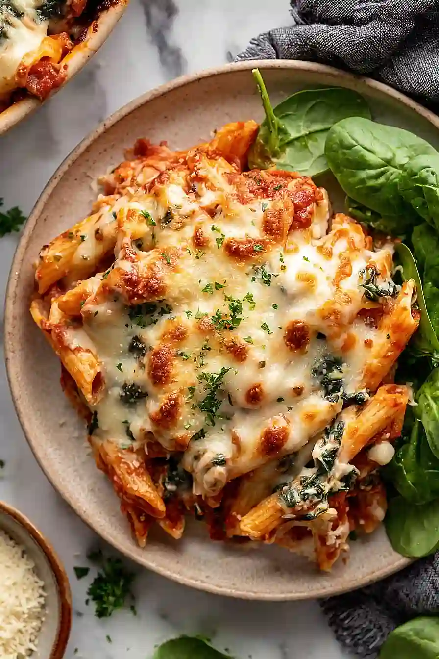 spinach pasta bake
