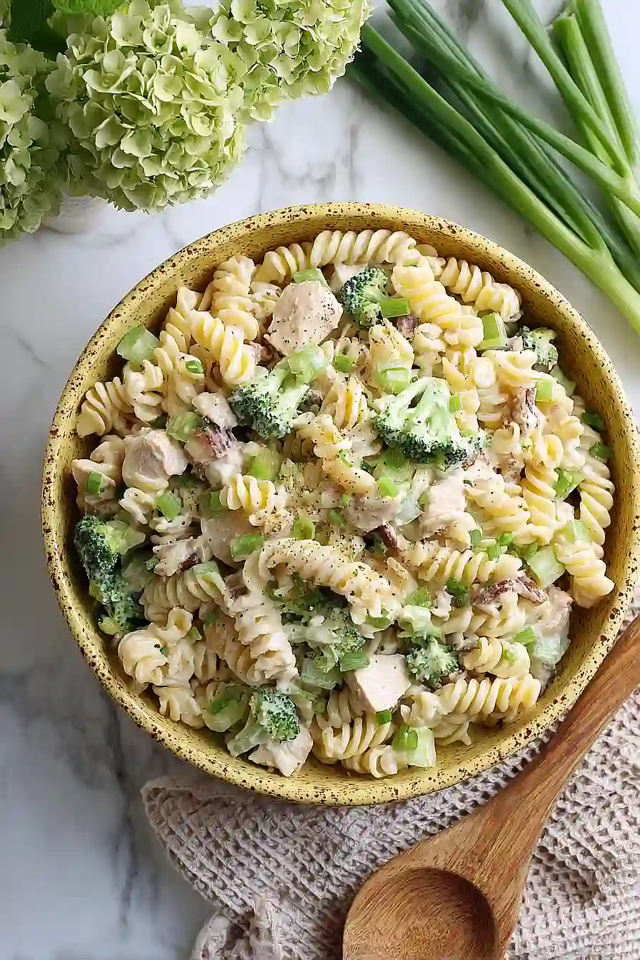 chicken broccoli pasta salad