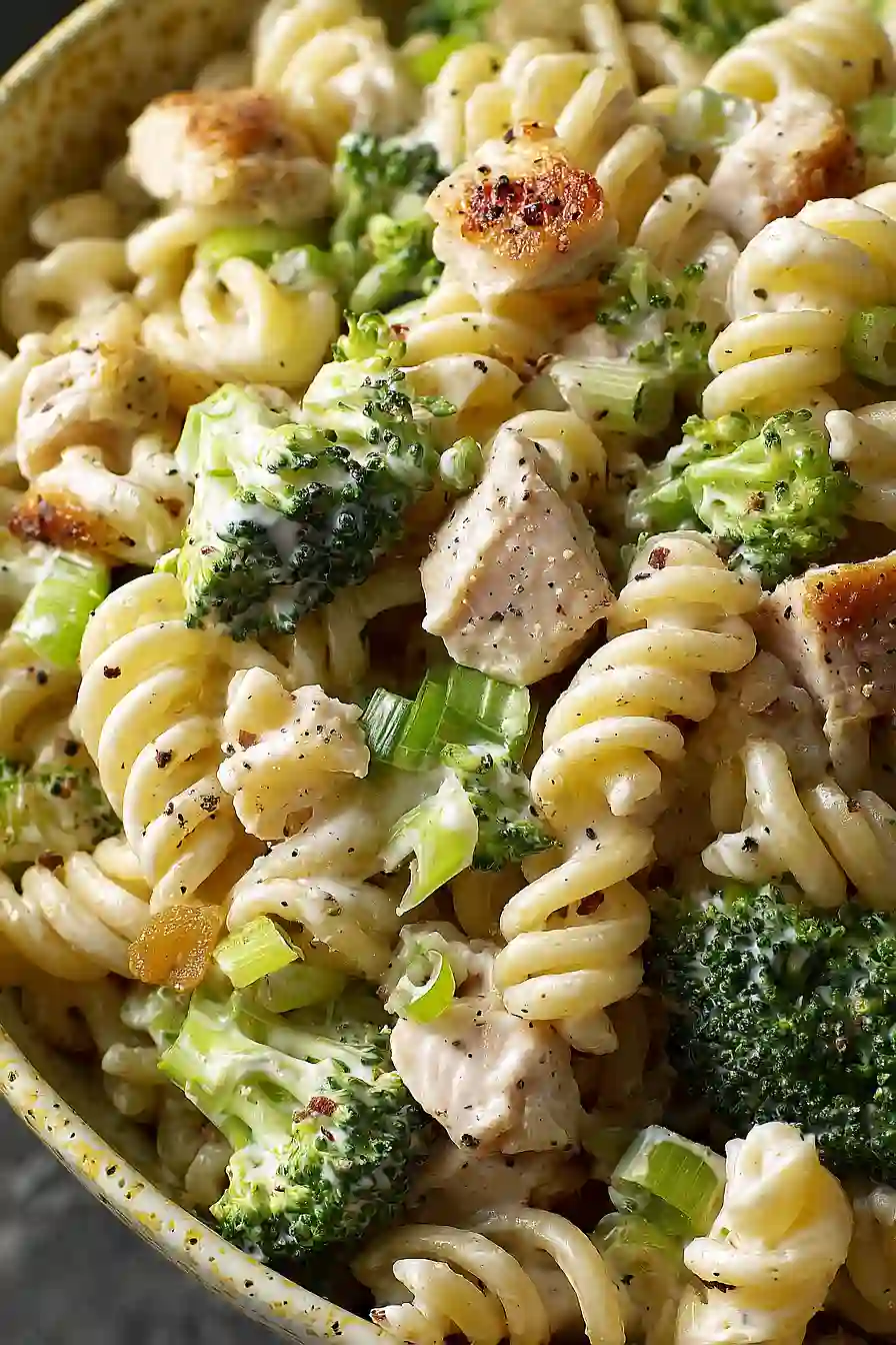 chicken broccoli pasta salad