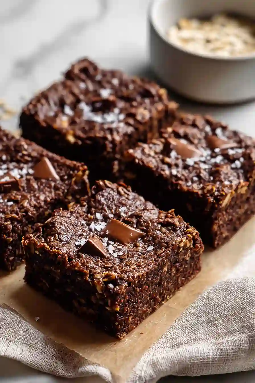 brownie baked oatmeal no banana