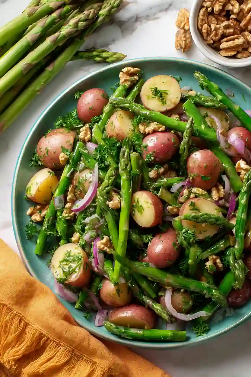 asparagus and green beans salad