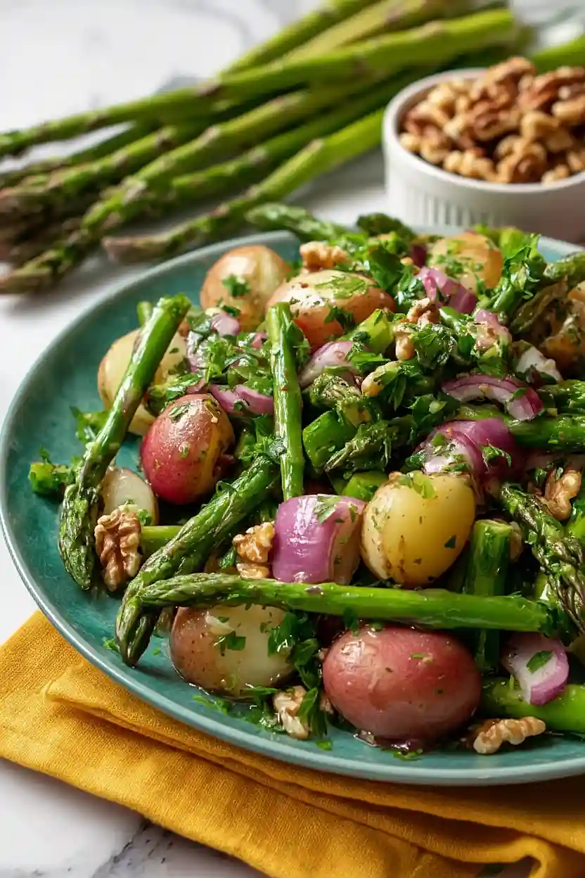 asparagus and green beans salad