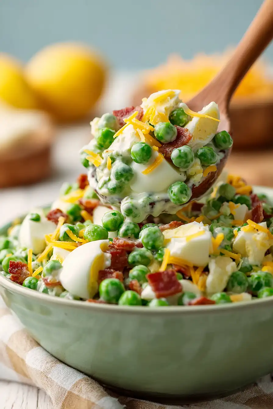 paula deen pea salad