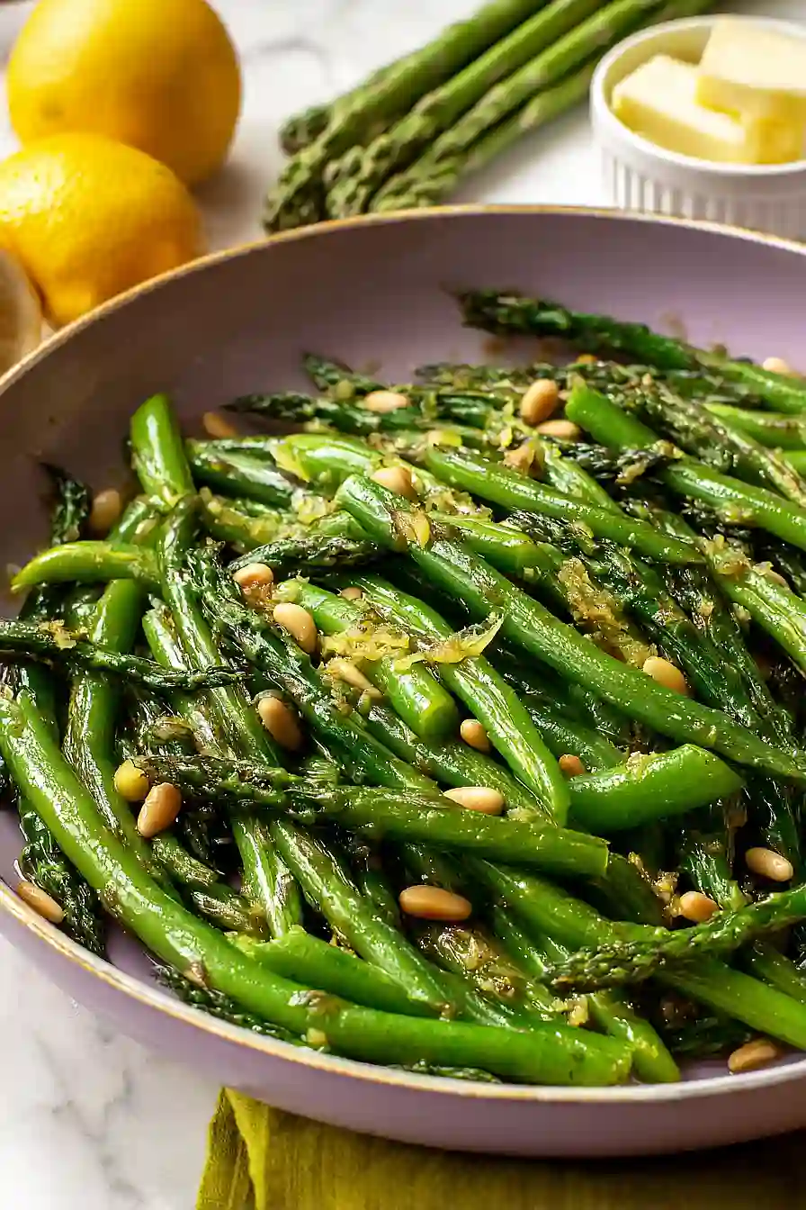 sautéed asparagus and green beans