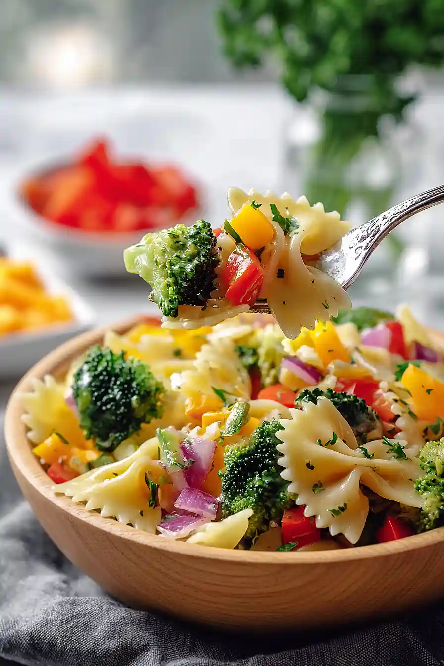 broccoli pasta salad with italian dressing