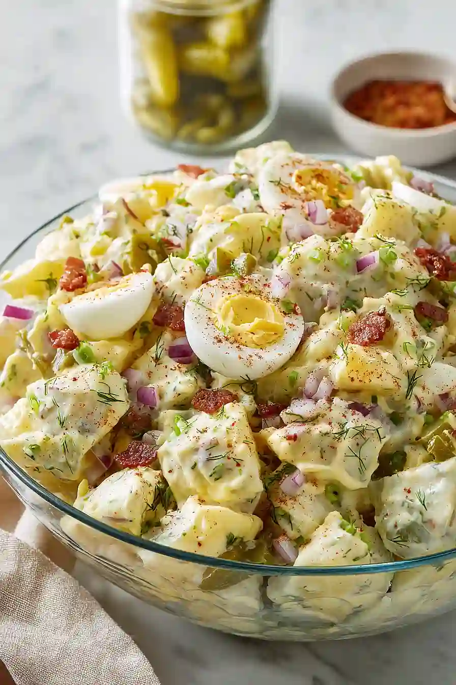 bacon deviled egg potato salad