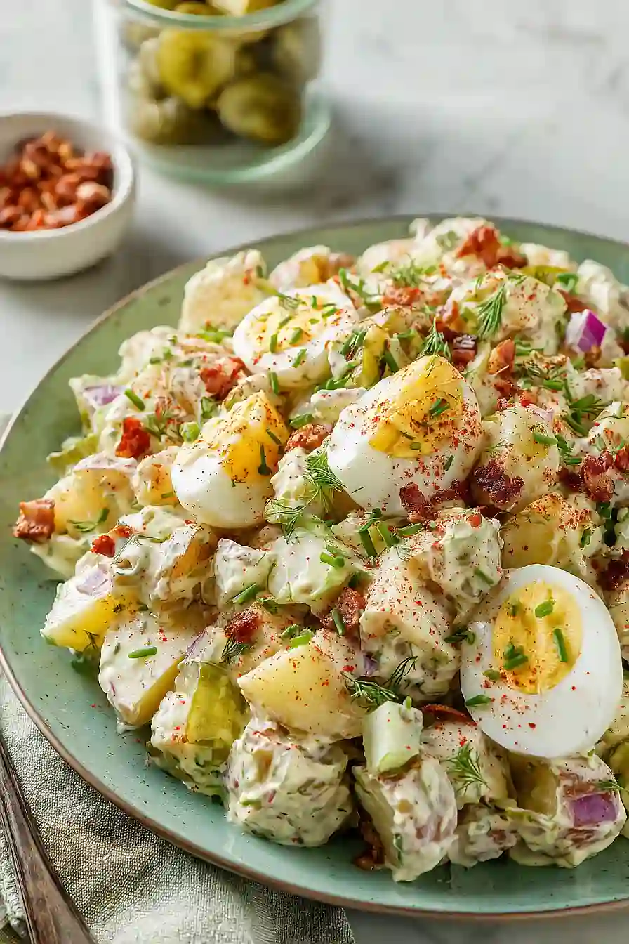 bacon deviled egg potato salad