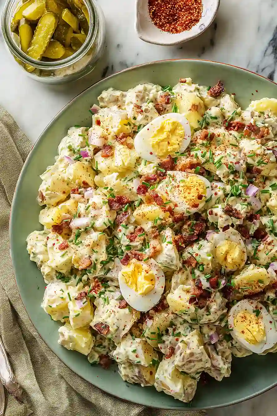 bacon deviled egg potato salad