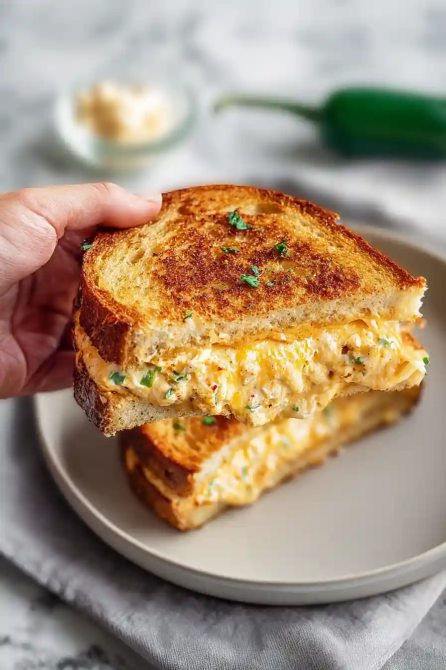 jalapeño popper grilled cheese