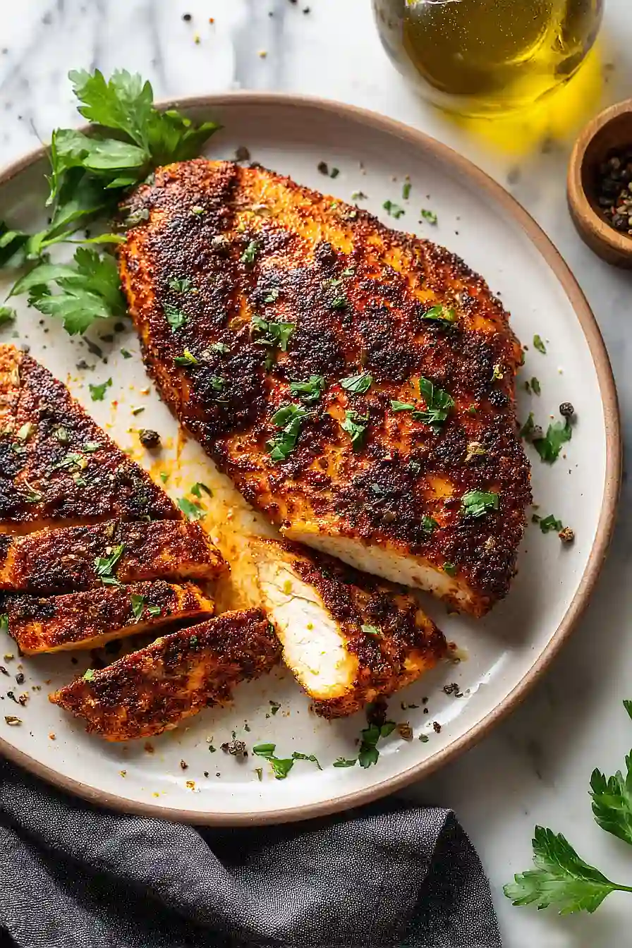 blackened chicken cutlets
